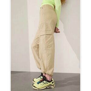 Athleta Cascade Poplin Cargo Pant‎ Oak Tan Size XXS #463948 Lightweight Hiking